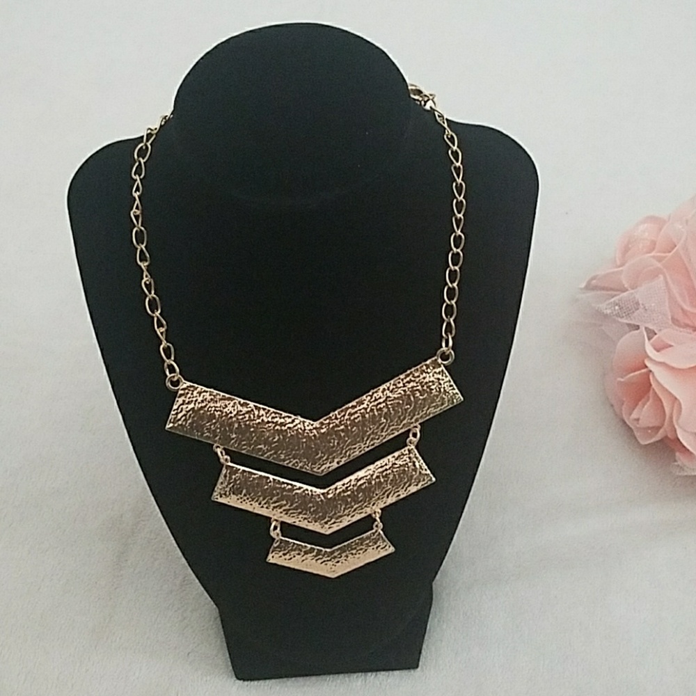 Gold Chain Statement Necklace